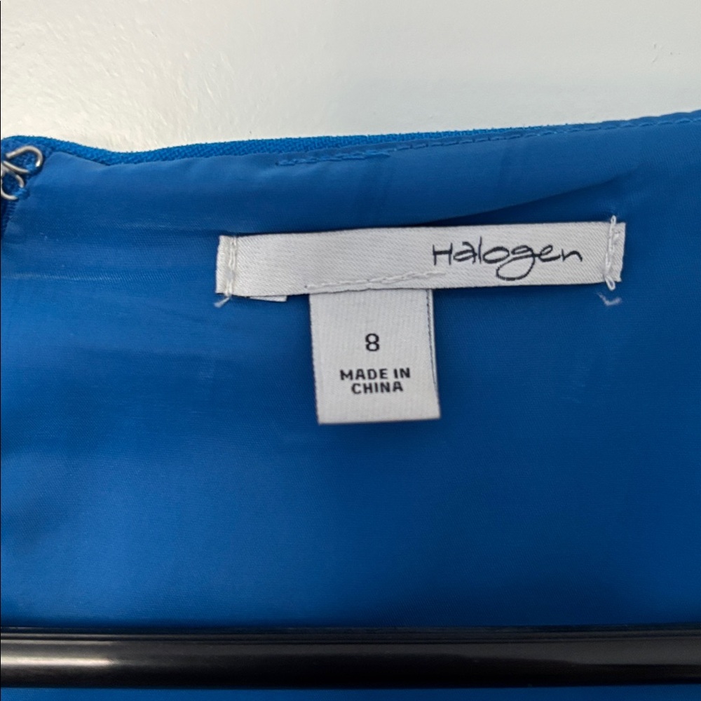 Halogen Vibrant Blue Business Casual Dress - Picture 3 of 6